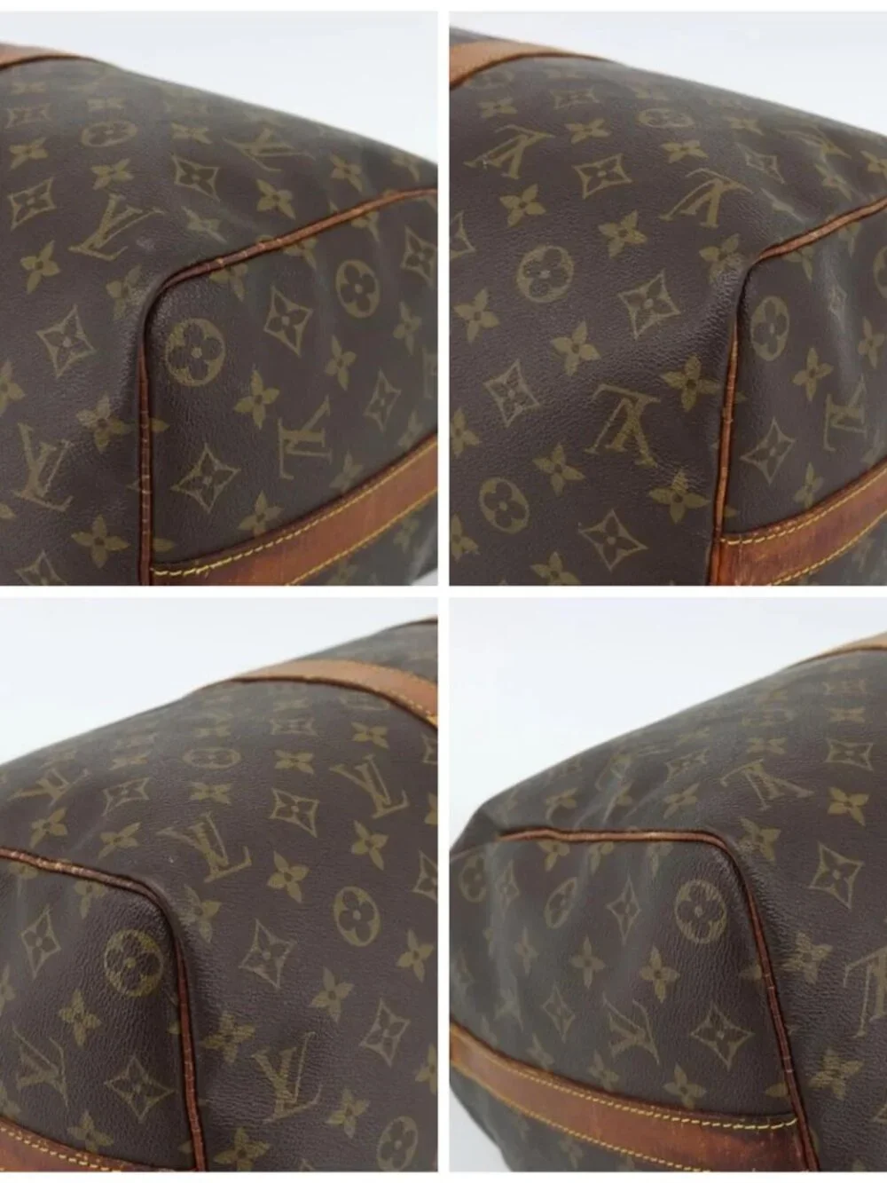 LOUIS VUITTON Monogram Keepall Bandouliere 45 Boston Bag M41418 LV Auth 145219